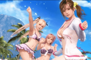 生死格斗：沙灘排球美少女假期，美少女羽衣泳装登场！