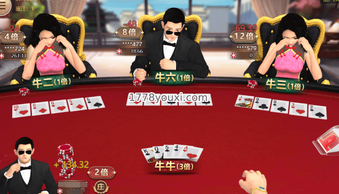 国风二次元百胜棋牌,3D抢庄牛牛游戏玩法 国风二次元百胜棋牌,3D抢庄牛牛游戏玩法