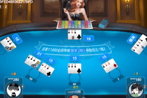 欢乐棋牌二次元多人二十一点，一起玩转二十一点