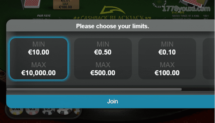 在线免费21点游戏:Cashback Blackjack 在线免费21点游戏:Cashback Blackjack