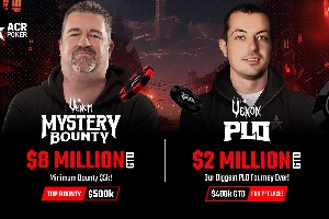 ACRPoker宣布将举办神秘赏金赛与PLOVenom锦标赛