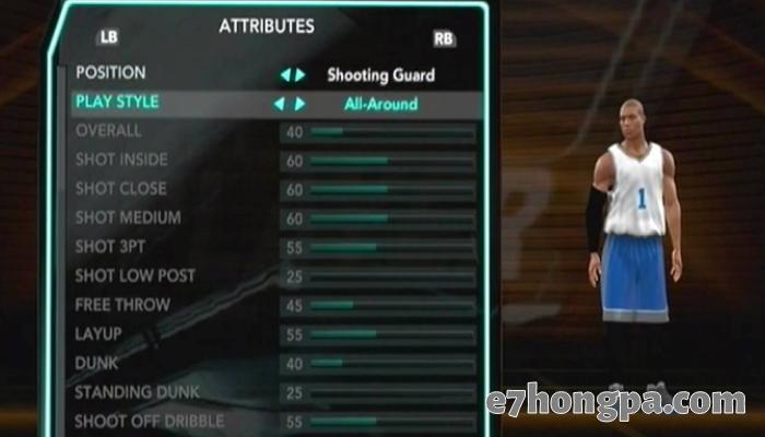 NBA2K10推出的新玩法MyPlayer，也就是后来系列作品中的MyCareer可以自创球员，用自己的原创角色展开职业生涯
