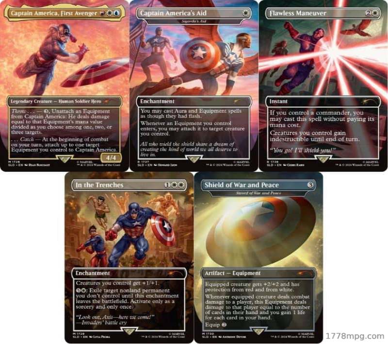 万智牌漫威联动Secret Lair x Marvels Captain America美国队长套組