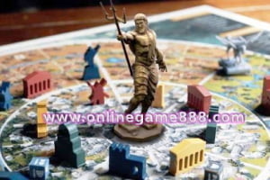 好玩桌游新品推荐，亚特兰提斯时代文明类策略桌游，神话永存经典