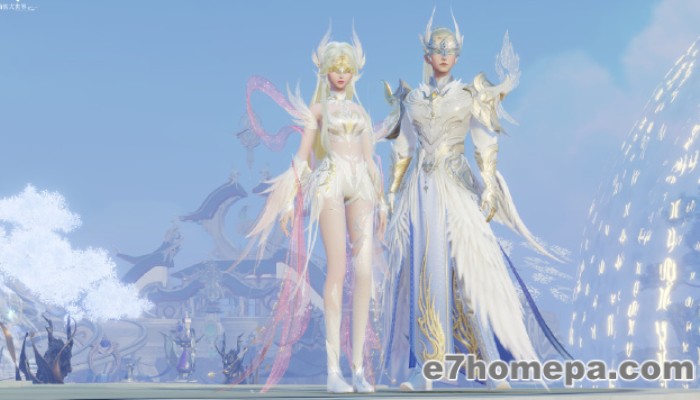 梦幻新诛仙限定时装光辉之耀把数码宝贝天使兽和天女兽的造型结合了玄幻风格的霓裳羽衣调整的恰到好处 梦幻新诛仙限定时装光辉之耀把数码宝贝天使兽和天女兽的造型结合了玄幻风格的霓裳羽衣调整的恰到好处