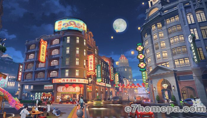 望月游戏地图采用中国都市风 望月游戏地图采用中国都市风